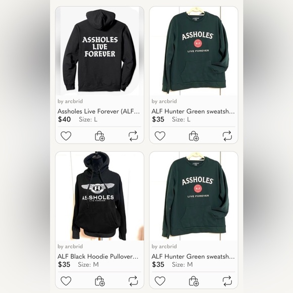 ALF Hunter Green sweatshirt sz Medium - Picture 10 of 10